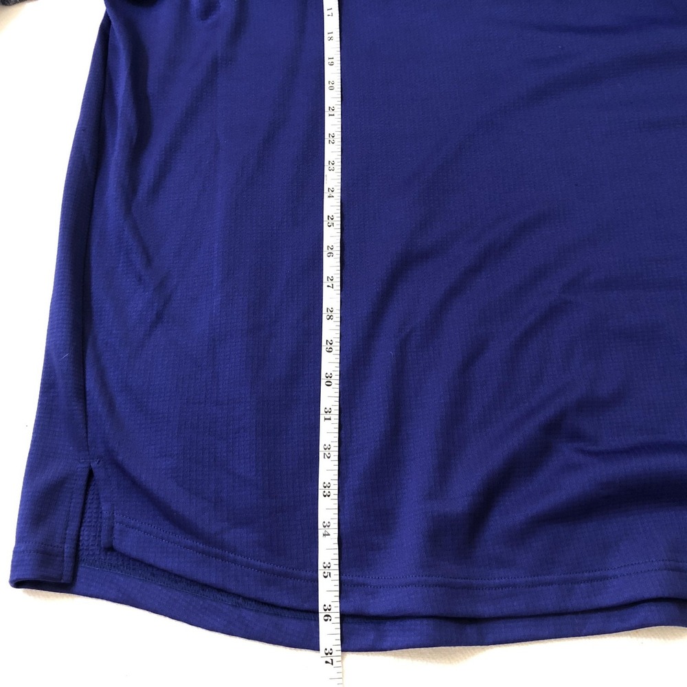 Texas Rangers Shirt Mens 5XL Blue Long Sleeve MLB Baseball Majestic ThermaBase - Picture 9 of 10